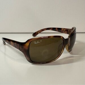 Ray-Ban RB4068 Polarized Sunglasses Havana w/Brown (642/57) RB 4068 642/57 60mm